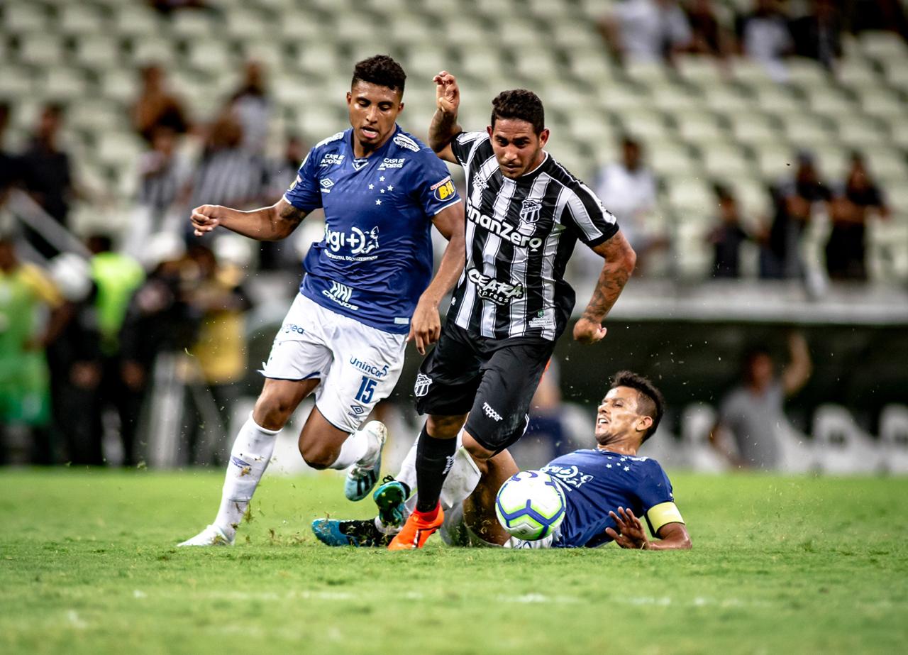 Jogando em casa, Ceará fica no empate diante do Cruzeiro 