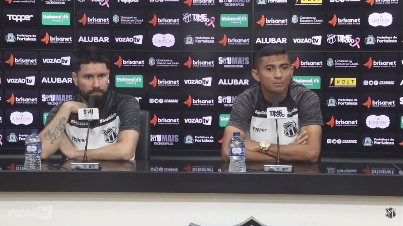 Ricardinho e Juninho Quixadá falam sobre confronto diante do Grêmio