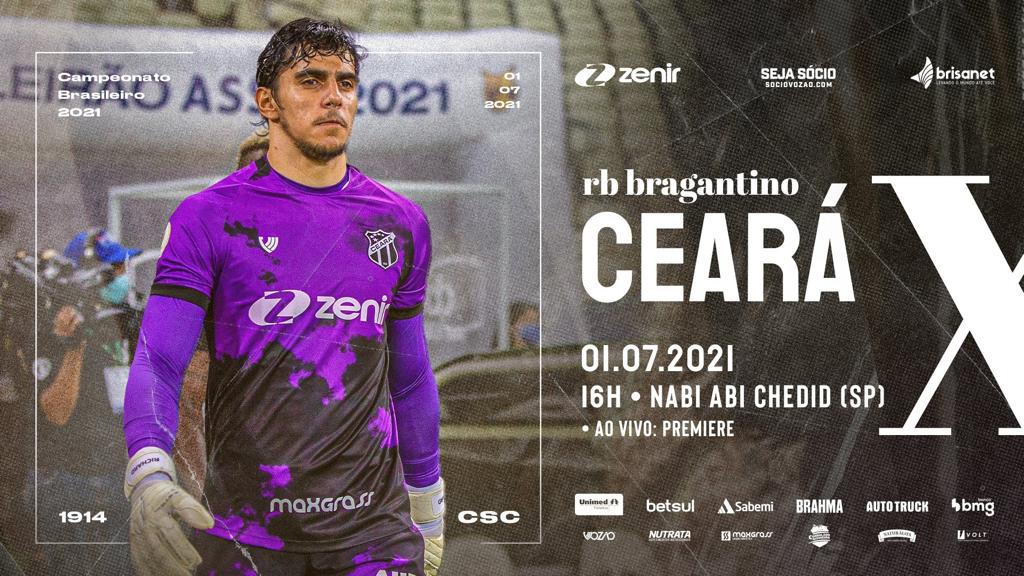 Série A: Em Bragança Paulista, Ceará encara o RB Bragantino, pela oitava rodada da competição