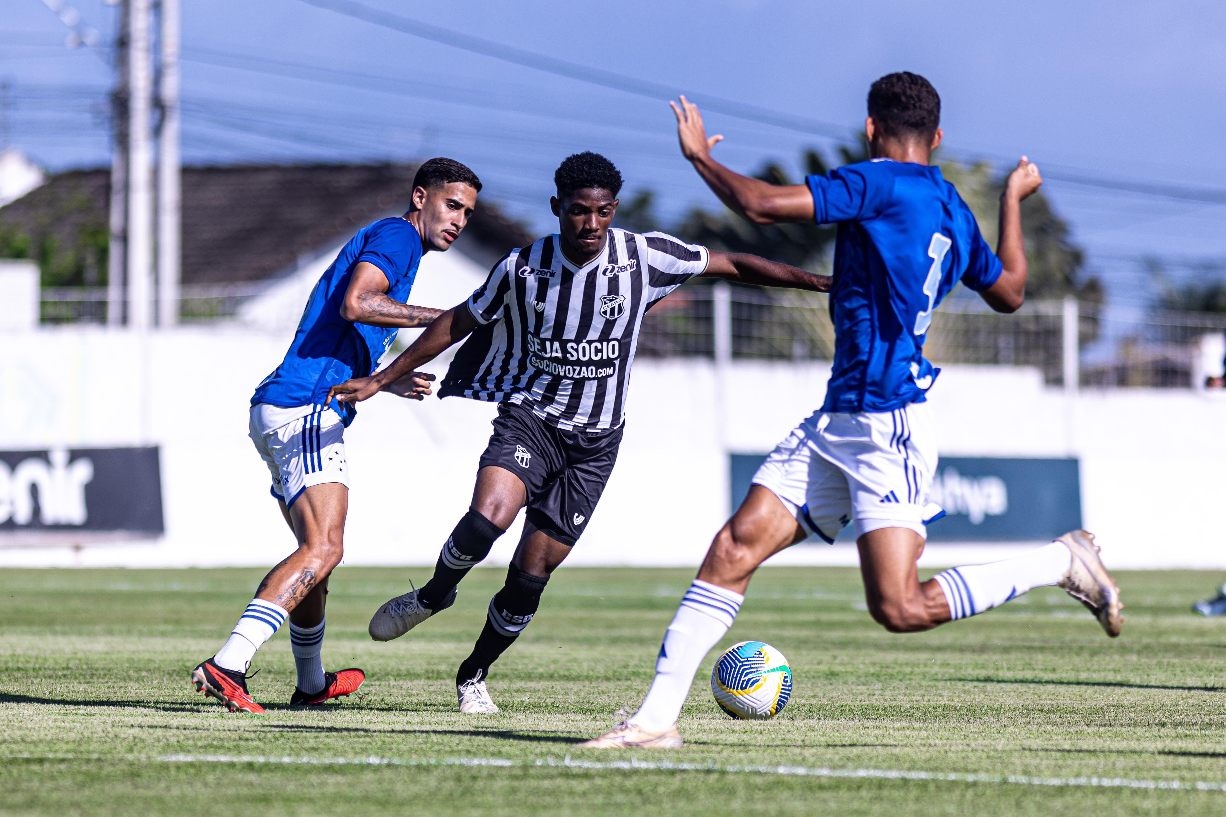 Sub-20: Ceará é superado pelo Cruzeiro pela oitava rodada do Campeonato Brasileiro