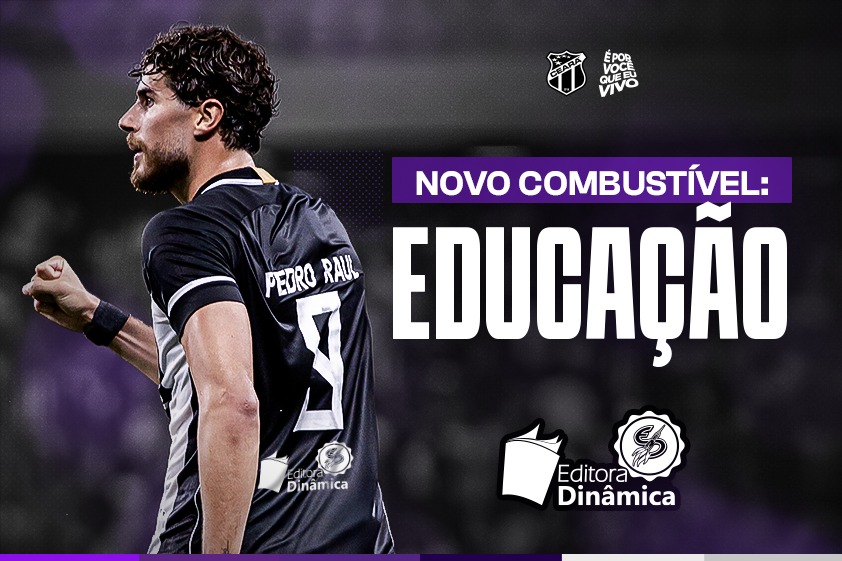 Comercial: Ceará acerta patrocínio pontual com a Editora Dinâmica para reta final da Série A