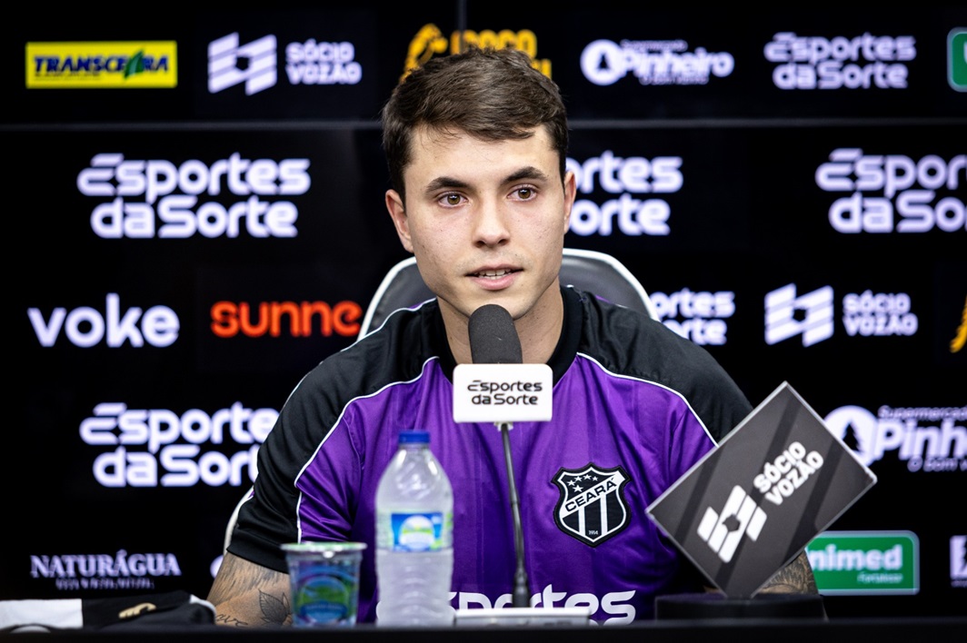 Zanocelo desabafa em coletiva e explica decisão de continuar no Ceará: "É um privilégio estar aqui"