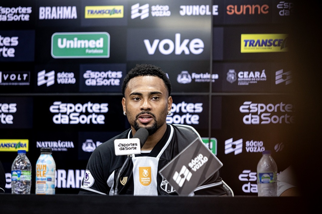 Wendel exalta o Ceará em apresentação e reforça versatilidade: “Posso fazer outras funções”