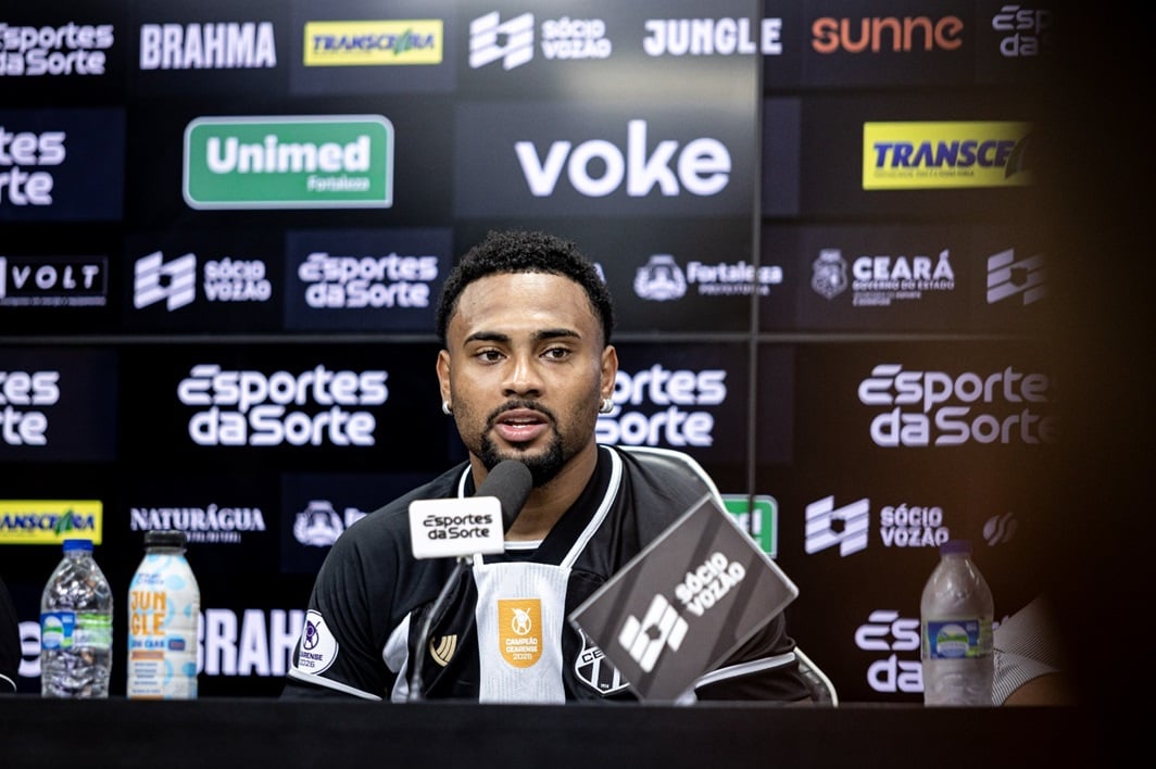 Wendel exalta o Ceará em apresentação e reforça versatilidade: “Posso fazer outras funções”