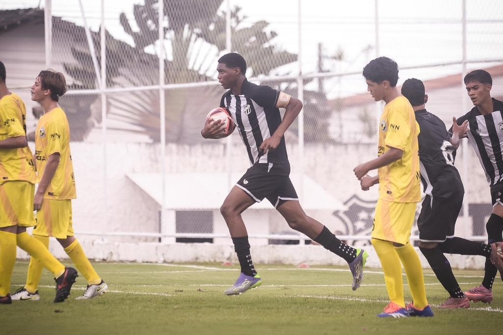 Sub-15: Ceará derrota Juazeiro por 5 a 1 pela 3ª rodada do Cearense