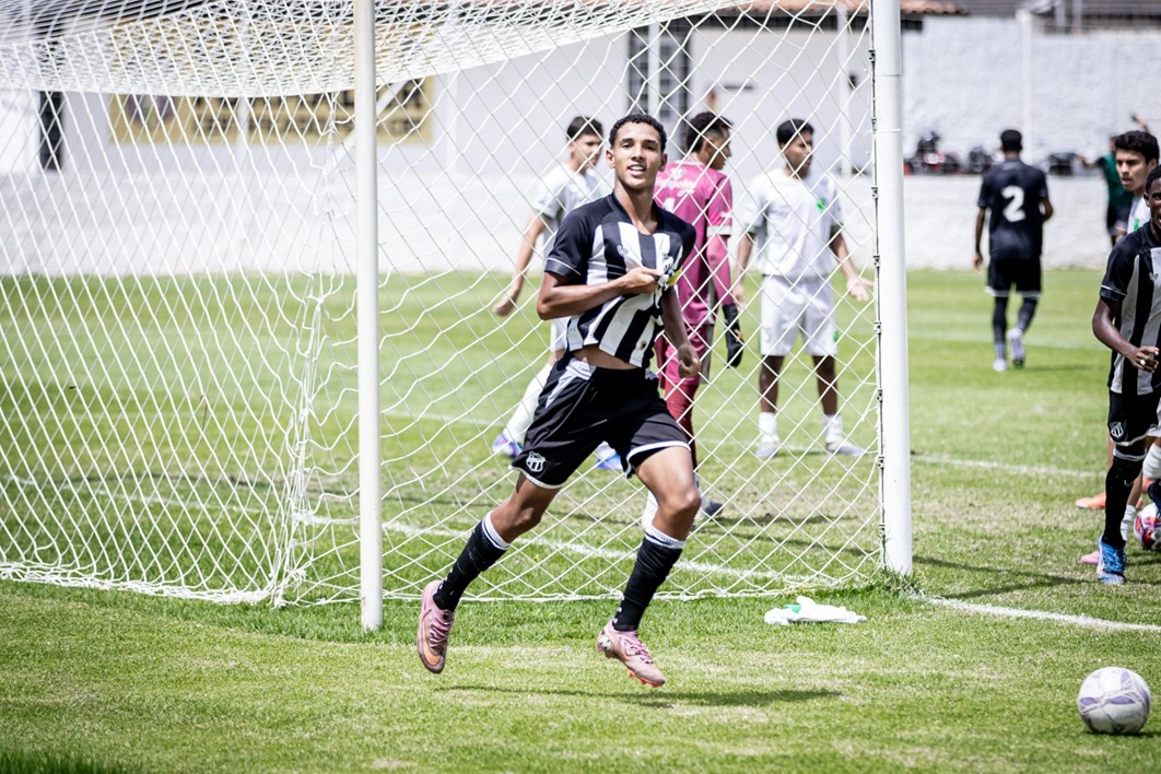 Sub-17: Com dois a menos, Ceará sai atrás, mas vira contra o Floresta pela 6ª rodada do Cearense
