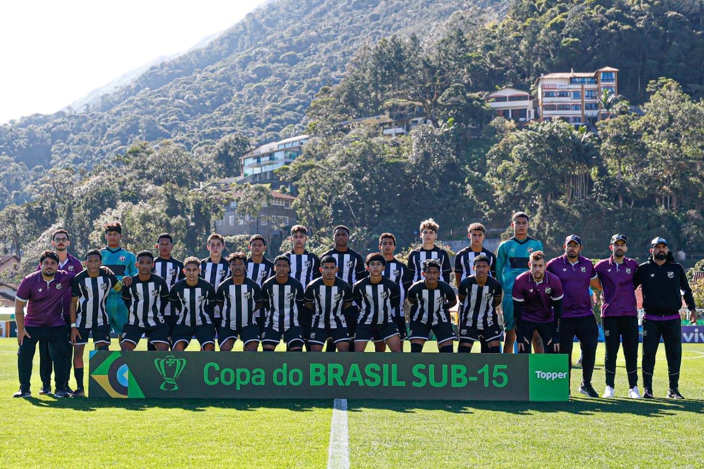 Na Granja Comary, Ceará encara Internacional/RS pela semifinal da Copa do Brasil Sub-15