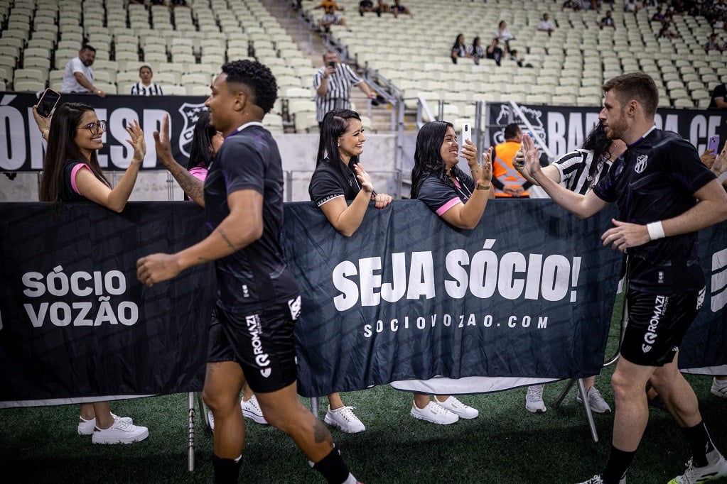 Sócio Vozão: Ceará abre inscrições para experiências no dia do jogo contra o Fluminense pelo Brasileirão