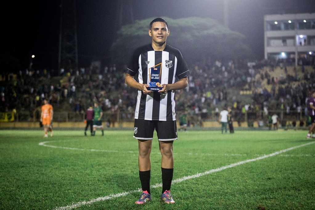 Autor do primeiro gol da classificação do Ceará para as quartas da Copa SP, Melk afirma: “Entramos para a história”