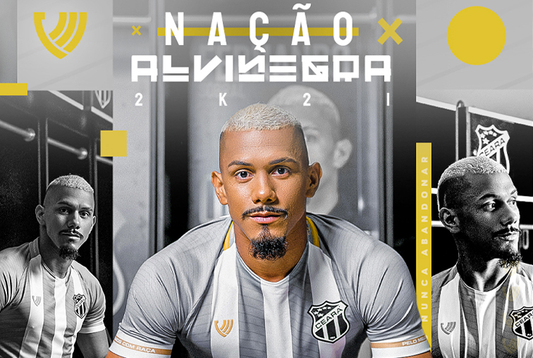 Ceará lança camisa Nação Alvinegra 2021