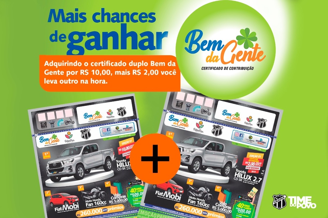 ‘Bem da Gente’: Ceará e Associação Peter Pan se unem em projeto de captação de recursos