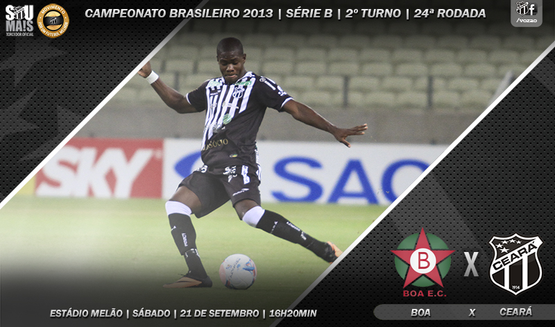 Motivado, Ceará enfrenta o Boa Esporte buscando a vitória fora