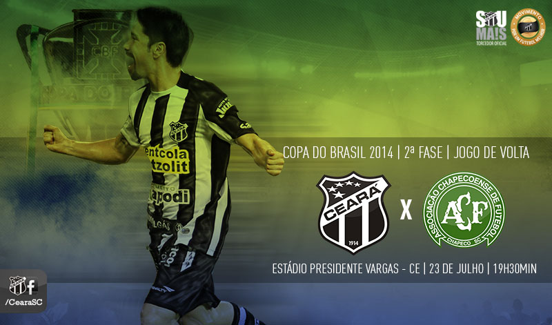 Copa do Brasil: Jogo de volta entre Ceará x Chapecoense será no PV
