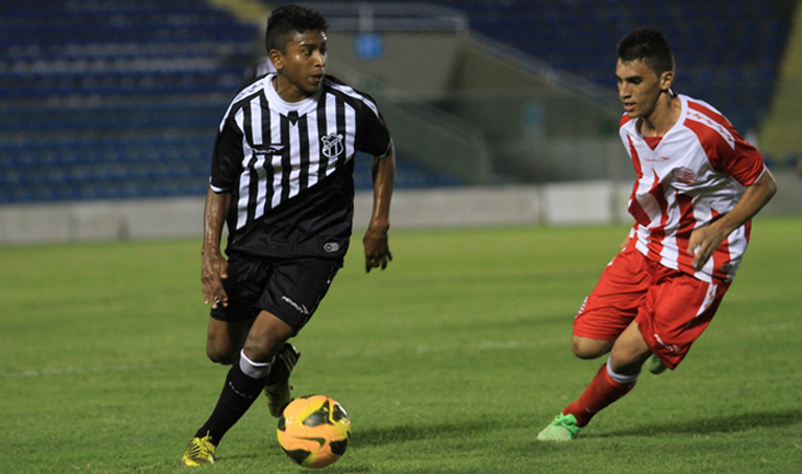 Copa do BR Sub-20: Ceará cede empate no fim e fica no 2 x 2 com o Náutico