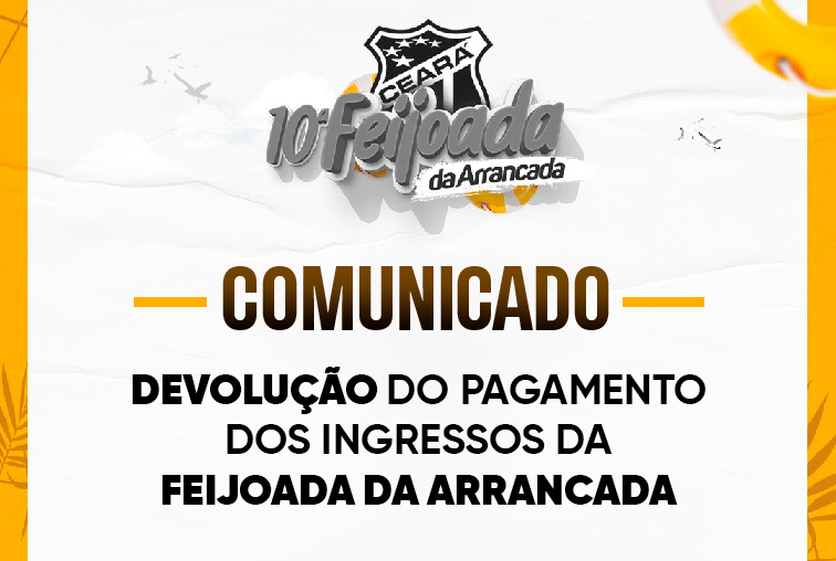 Comunicado: Feijoada da Arrancada