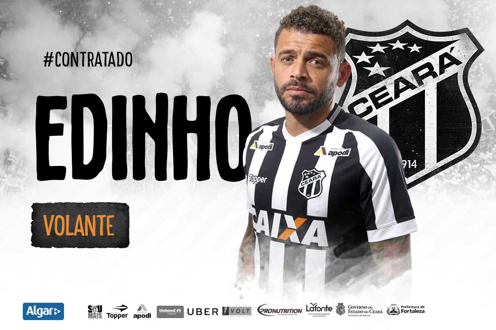 Reforço: Ceará acerta a contratação do volante Edinho