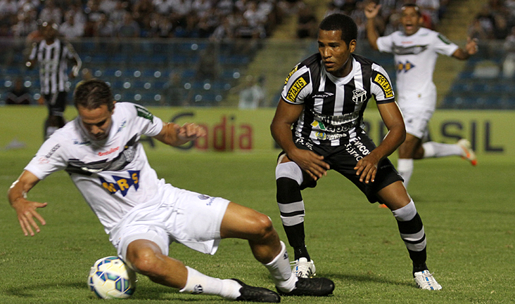 Copa do BR: Ceará esbarra na retranca do Tupi e empata sem gols