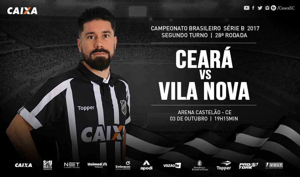 Vale vaga no G4! Ceará recebe o Vila Nova na Arena Castelão