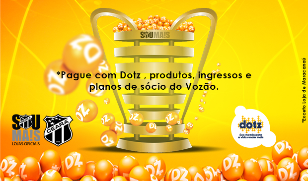 Ceará e Dotz fecham parceria para beneficiar torcida alvinegra
