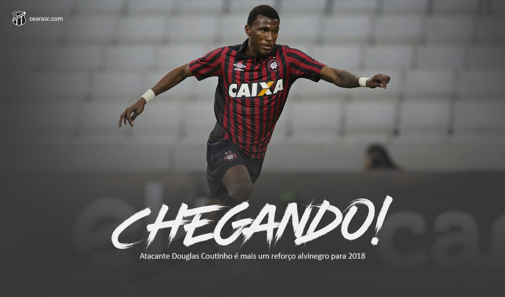 Atacante Douglas Coutinho é mais um reforço alvinegro para 2018