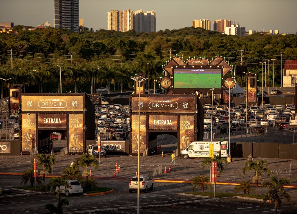 Confira a programação do Cine Vozão Drive-in para o Clássico-Rei da terça-feira, 28/07