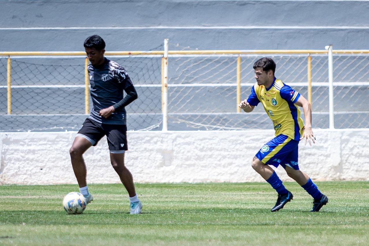 Sub-20: Ceará goleia Quixadá por 6 a 0 no primeiro amistoso preparatório para a Copa SP