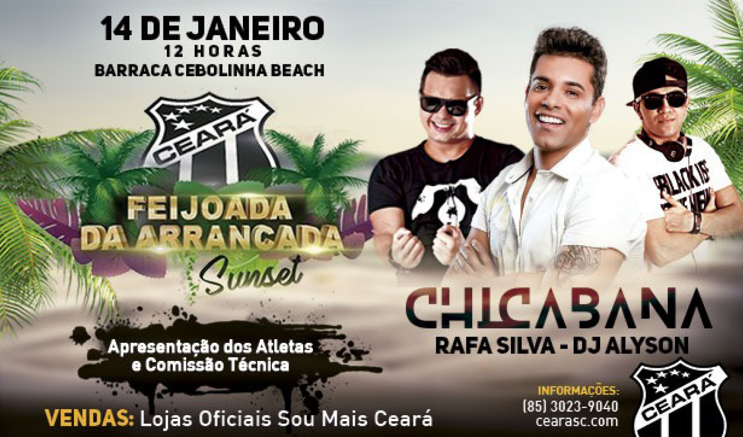Feijoada da Arrancada de Primeira já tem data e local confirmados 