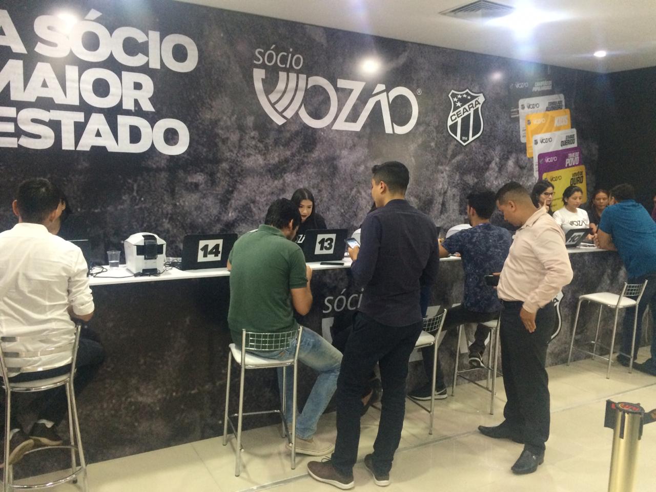 Sócio Vozão: Ceará dá início ao Feirão nos shoppings RioMar