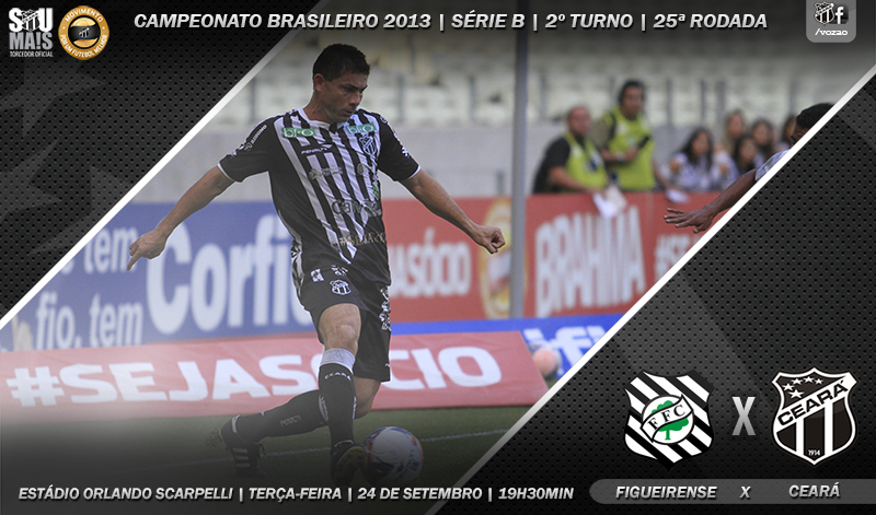 Diante do Figueirense, Ceará busca quarta vitória consecutiva
