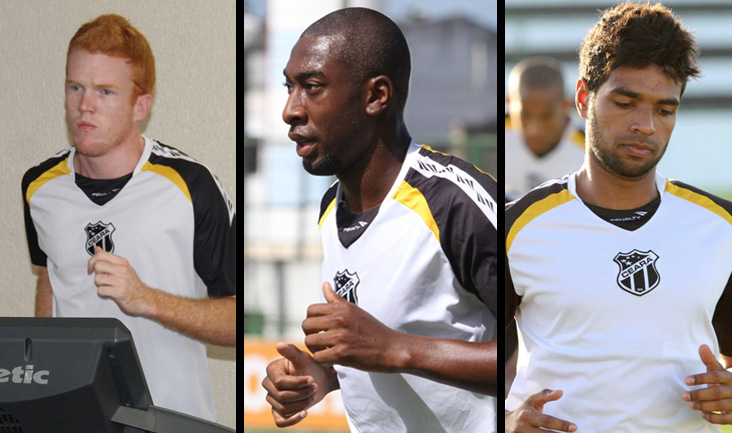 Liberados pelo DM, volantes alvinegros iniciam treinos físicos