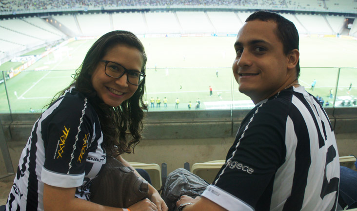 Torcedora Oficial assiste a vitória do Vozão de Camarote