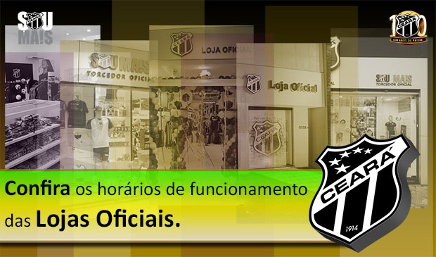 Confira o horário de funcionamento das Lojas Oficiais para terça-feira
