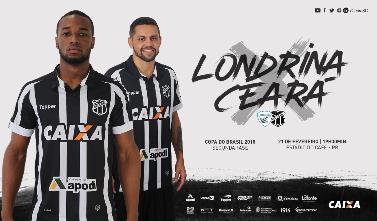 Fora de casa, Ceará quer vencer o Londrina para avançar na Copa do Brasil