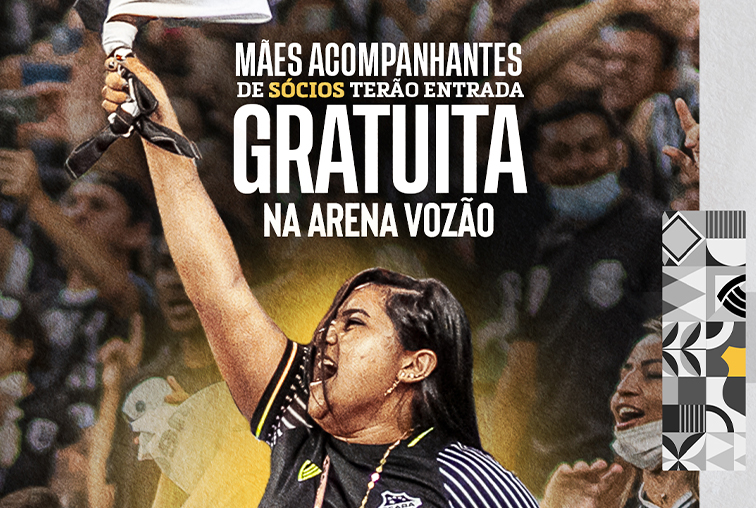 Mães Alvinegras poderão entrar gratuitamente na partida Ceará x Tombense