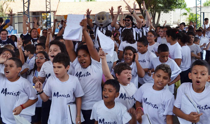 "Vovô vai à escola" visitou Escola Marista do Sagrado Coração de Jesus
