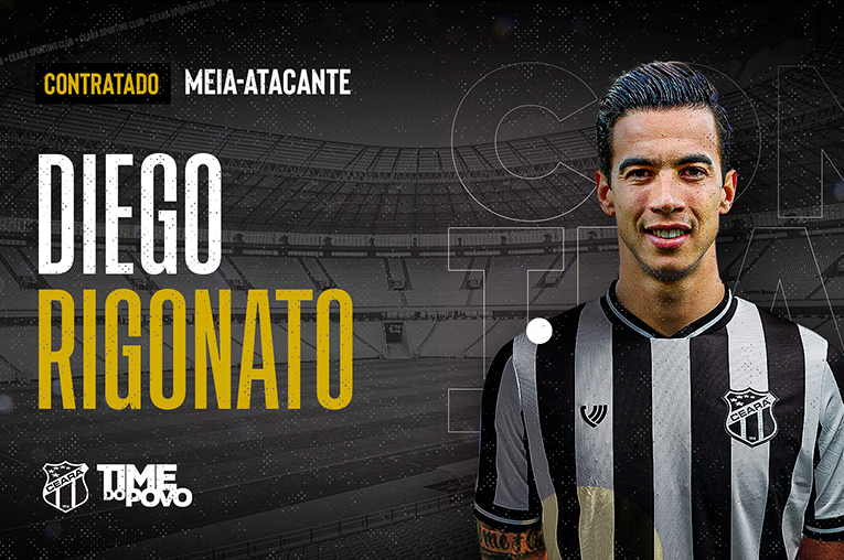 Atacante Diego Rigonato é o novo reforço do Ceará
