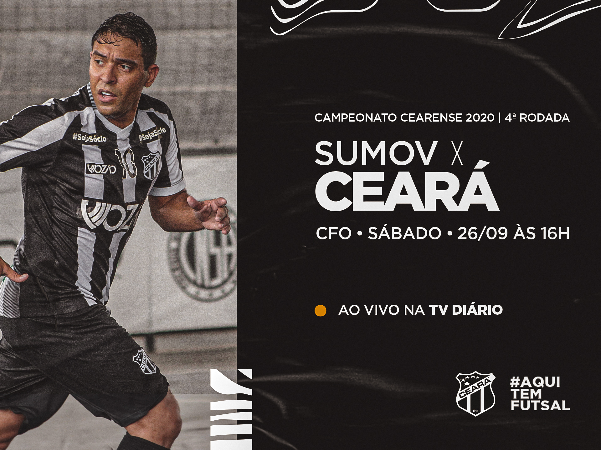 Futsal Adulto: Ceará encara o Sumov pela 4ª rodada do Campeonato Cearense