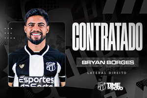 Contratação: Bryan Borges é o novo reforço do Ceará para a sequência da temporada 2026