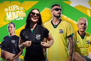 Ceará apresenta camisas especiais em alusão à participação do Brasil na Copa do Mundo
