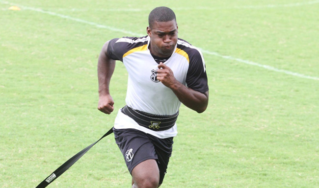 Grupo do Ceará participou de treinos físicos nesta manhã