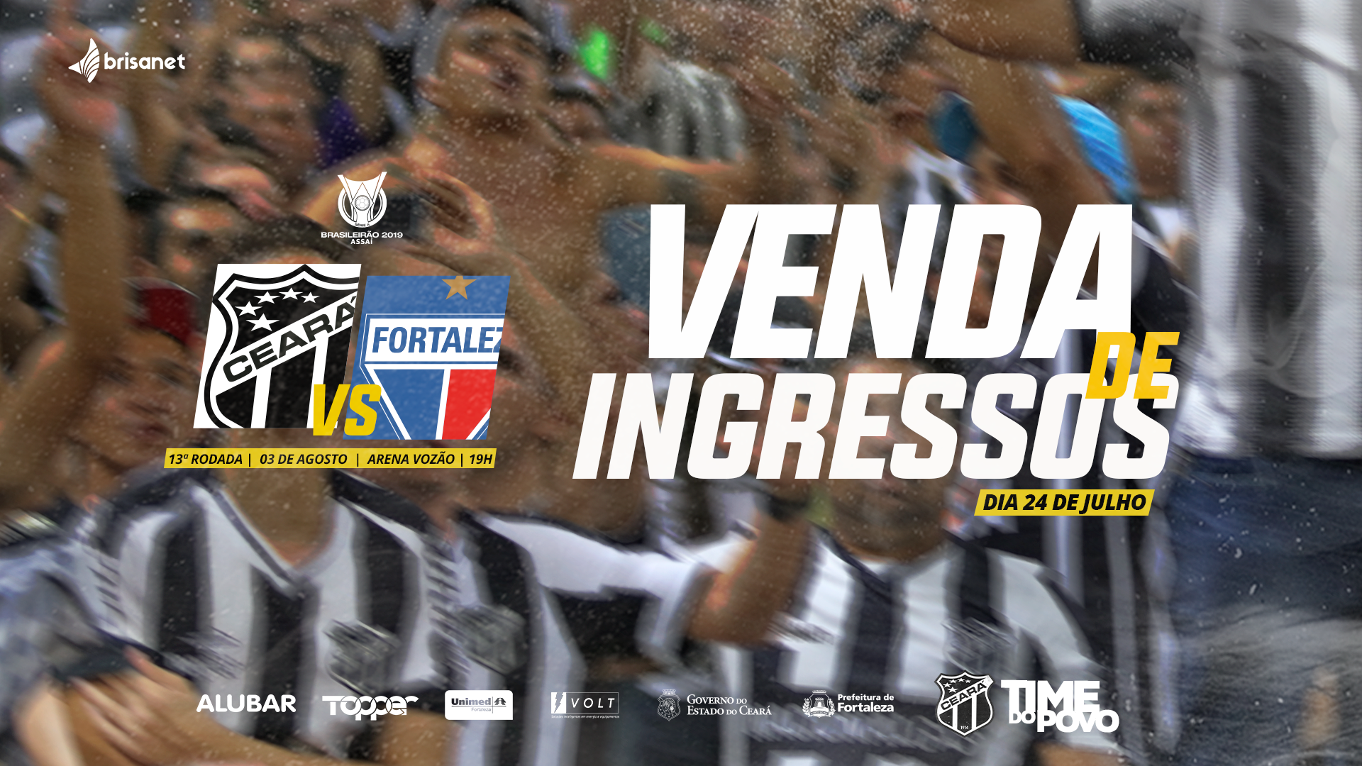 Confira informações sobre a venda de ingressos para o Clássico-Rei