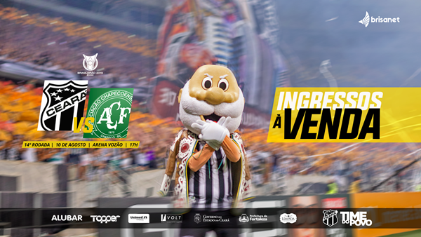 Confira informações sobre venda de ingressos para Ceará x Chapecoense