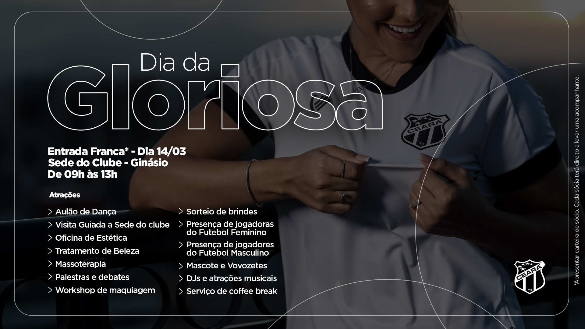 Quarta edição do Dia da Gloriosa acontece no próximo sábado, 14/03