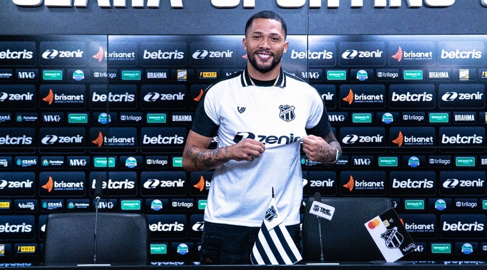 Em apresentação oficial, Vitor Gabriel fala sobre acerto com o Vozão e expectativa em defender as cores do Mais Querido